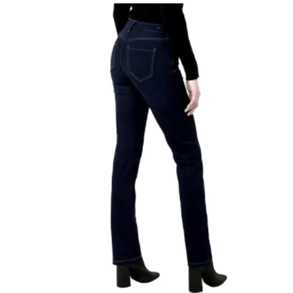 Liverpool Jeans Sadie Straight Indigo Rinse Dark Blue 0 25 Women's Denim Jeans